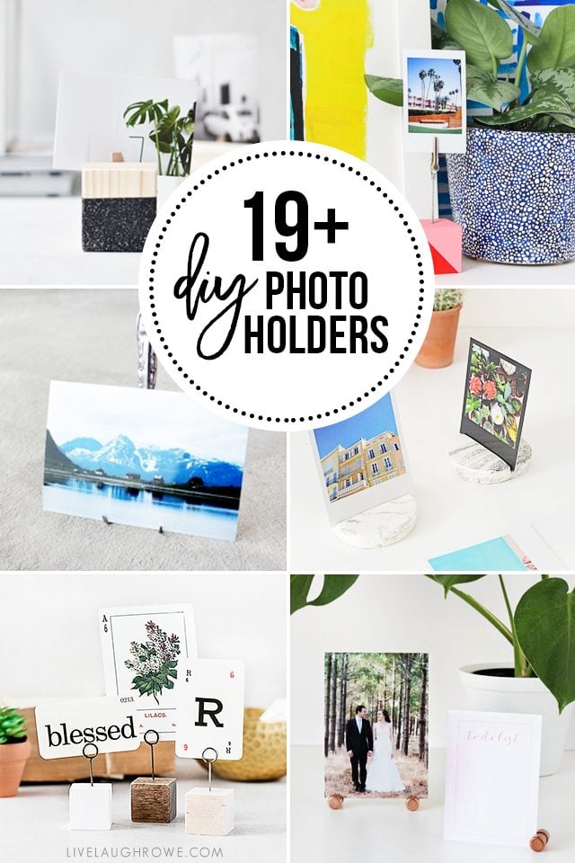 DIY Photo Holders  Over 19 of them to Inspire You!